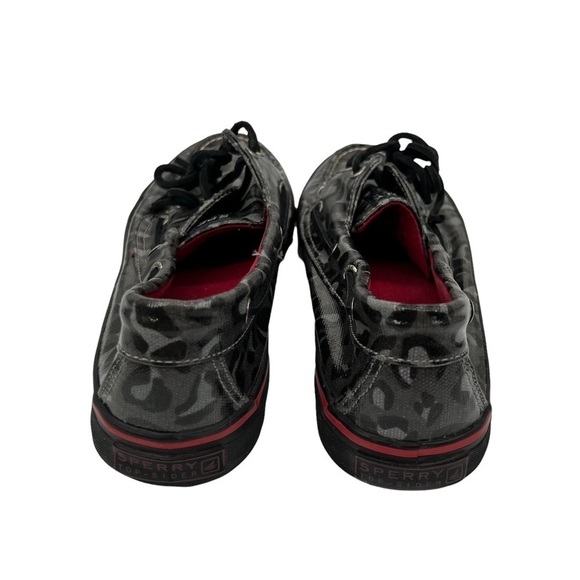 Sperry Top-Sider Black Cheetah Print Boat Shoe Loafers Size 7 Women's - Picture 7 of 8